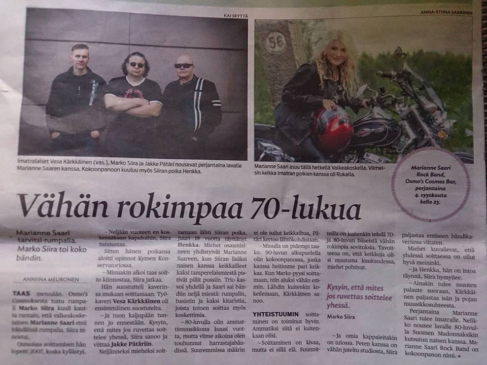 Musiikkiopiston kamarikuorossa