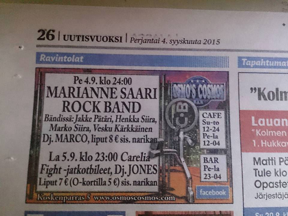 Musiikkiopiston kamarikuorossa