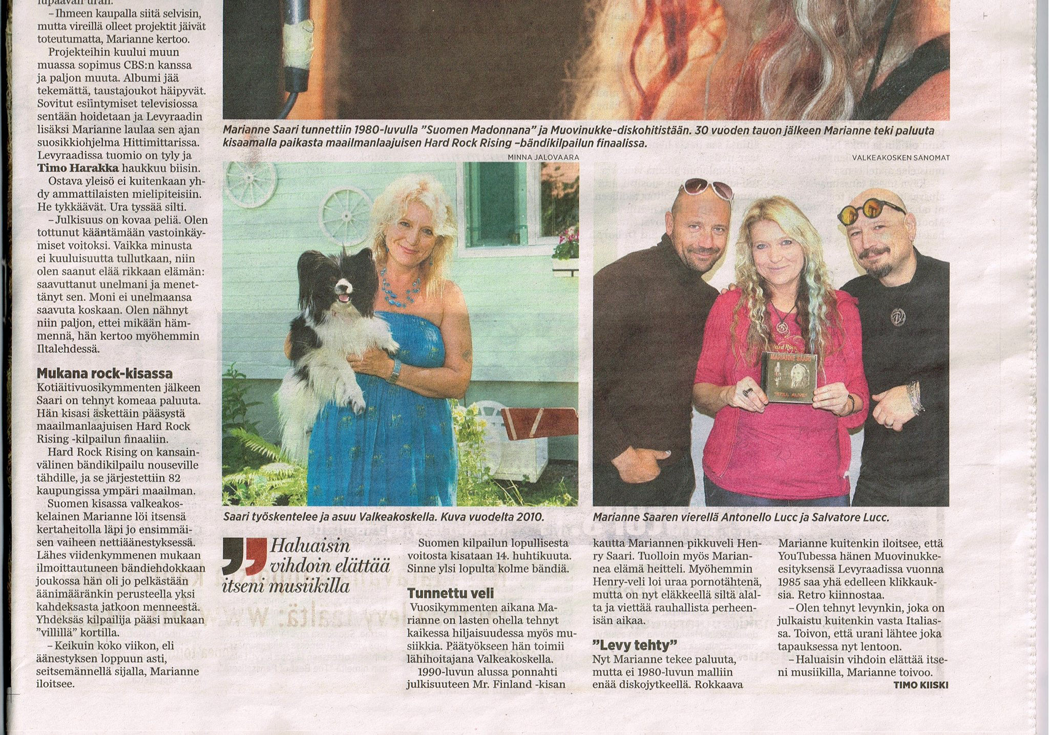 Musiikkiopiston kamarikuorossa