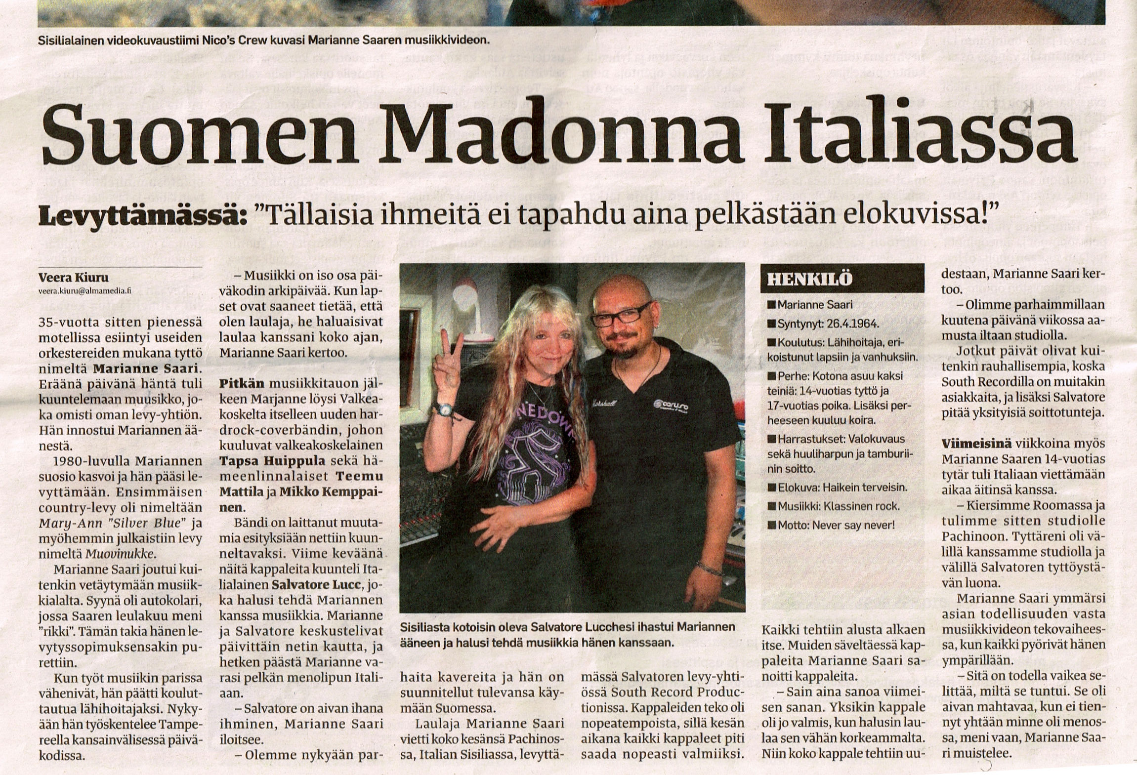 Musiikkiopiston kamarikuorossa